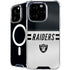 NFL Las Vegas Raiders White Striped iPhone 16 Pro MagSafe Case